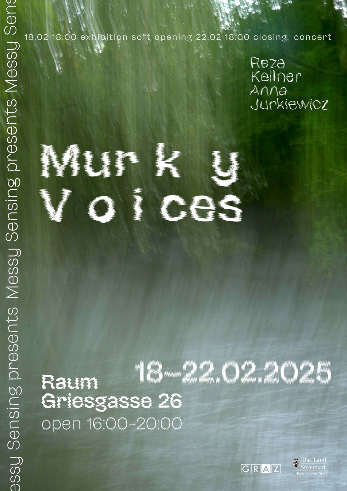 Murky Voices exhibition poster